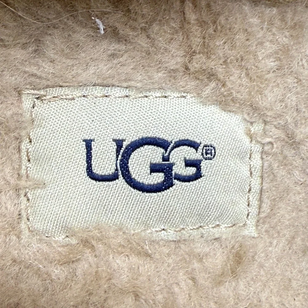 UGG Boat Moc Toe Loafers Mens 7 Blue Cotton‎ And Suede Low Top Comfort